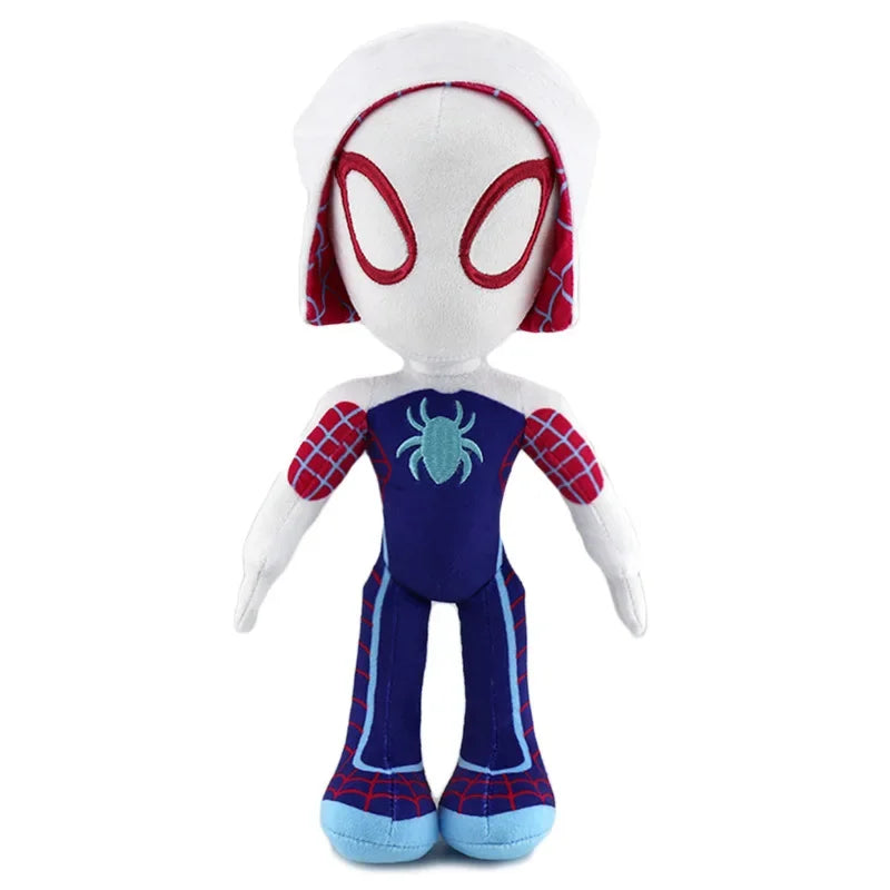 32CM Anime Avengers Spidermanes Plush Toys Into the Spider-Verse Gwen Peter Parker Noir Dolls Soft Stuffed Toy For Kids Gift