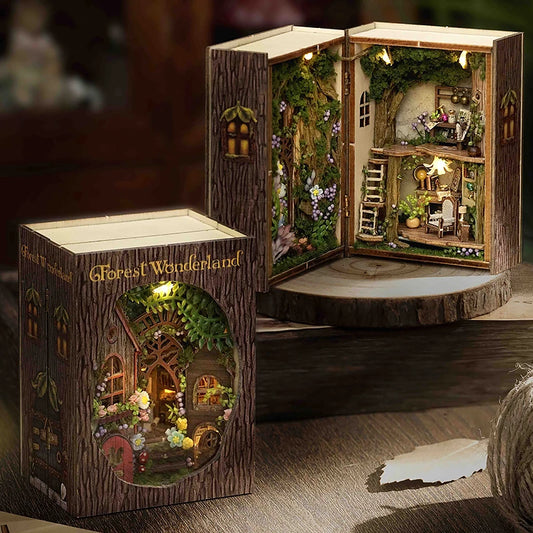 DIY Miniature Doll House 3D Puzzle Small House Assembly Building Model Kit Toys Home With Furniture Lighting Wooden Crafts Gifts