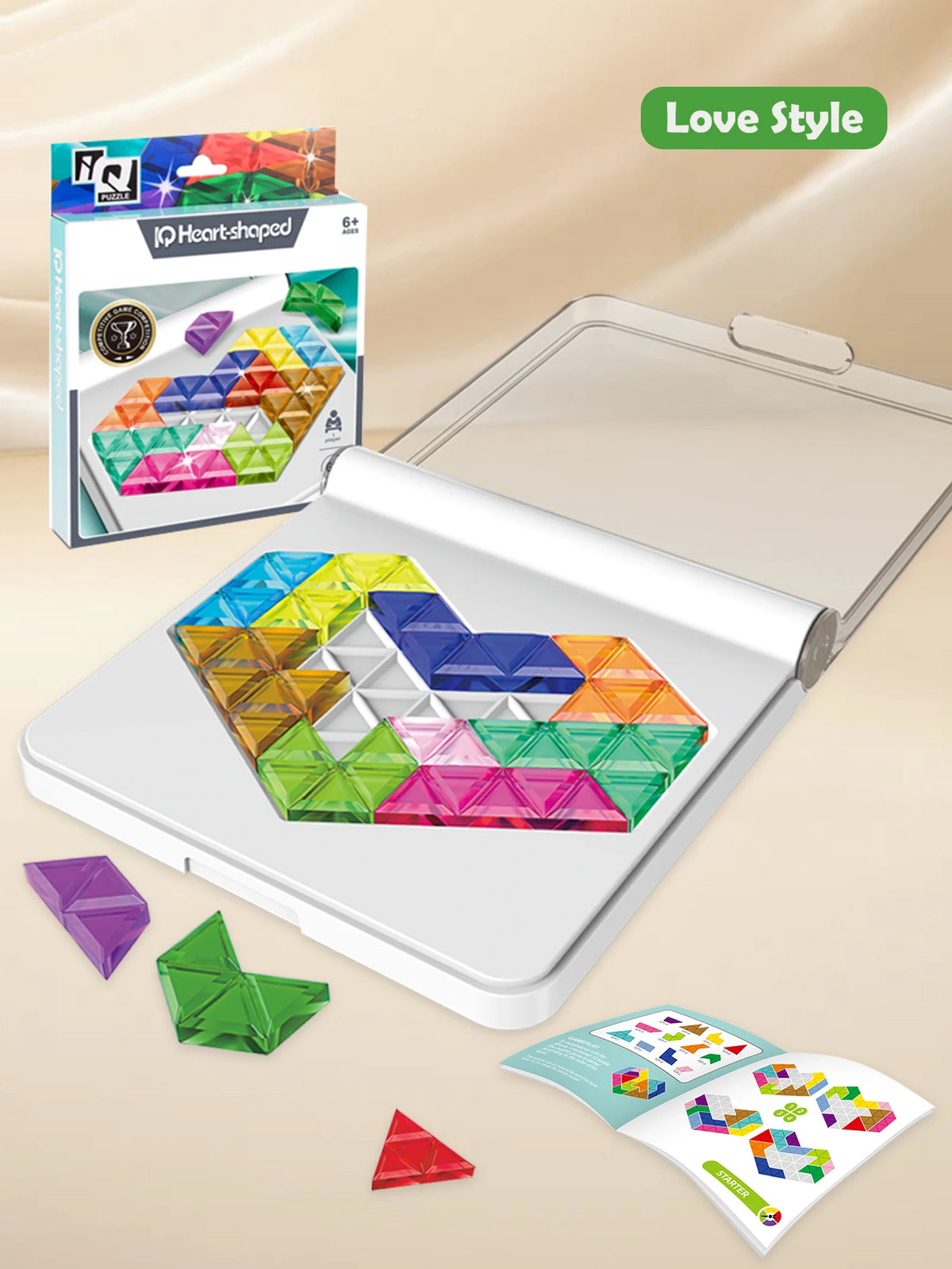 Puzzle Toys. Logical Thinking Training Fun Tabletop Games Multiple Shapes Colors, Advanced Level Gifts for Boys and Girls