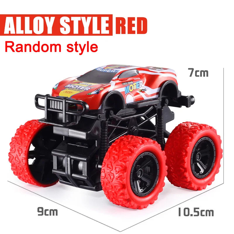 Pull Back Toy Car Inertial Rotation Car Four-wheel Drive Off-road Vehicle SUV Racing Power Car Children's Toy CarGift