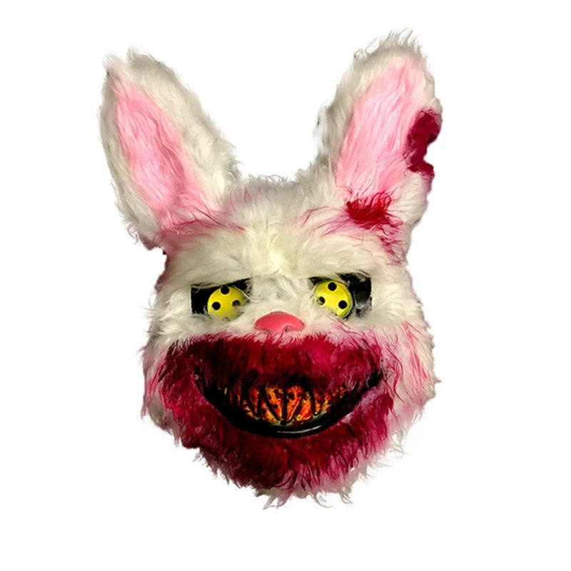 Halloween Cosplay Face Mask Fancy Party Stage Make-up Scary Bear Rabbit Cartoon Head Cover Carnival Costume Prop Masquerade Mask