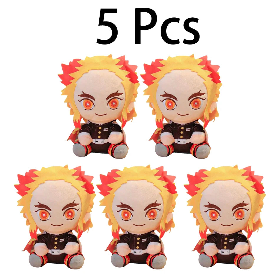 @20cm Hot Japan Slayer Plush Dolls Lovely Anime Kimetsu No Yaiba Kamado Tanjirou Nezuko Zenitsu Kyoujurou Toys Kids Gifts