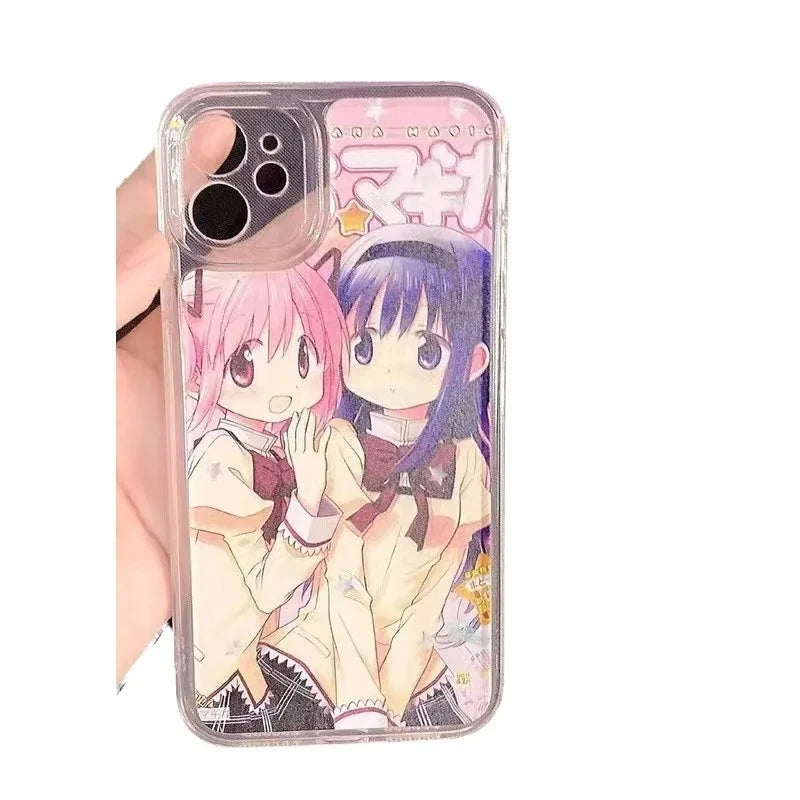 2024 New Japanese and Korean Popular Girls Minimalist Fit For iPhone 16 15 Promax Phone Case 14 13 Pro 12 11 xs xr 7 8 plus Case