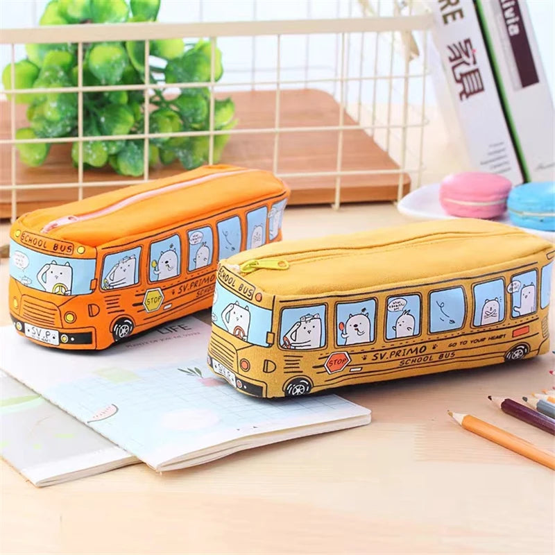 1 Pcs Colors Large Capacity Pencil Case Kawaii Pencilcase School Pen Case Supplies Pencil Bag School Box Pencils Pouch Stationer