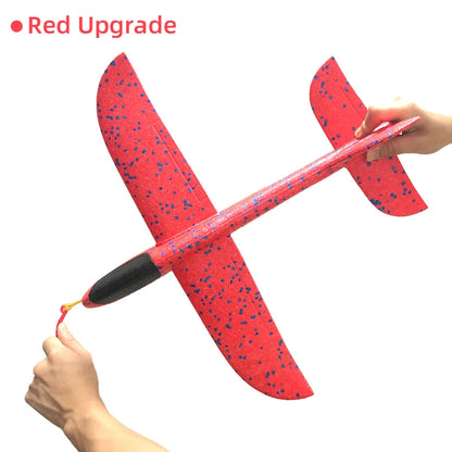 50/33CM Big Flash Glider Foam Plane Hand Throw Light Inertial LED AirPlane Outdoor Launch Fun of Kids Toys for Children Boy Gift