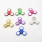 6colors Creative LED Light Luminous Fidget Spinner Changes Hand Spinner Golw in the Dark Stress Relief Toys For Kids