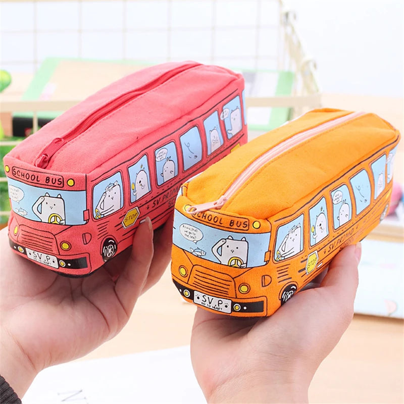 1 Pcs Colors Large Capacity Pencil Case Kawaii Pencilcase School Pen Case Supplies Pencil Bag School Box Pencils Pouch Stationer