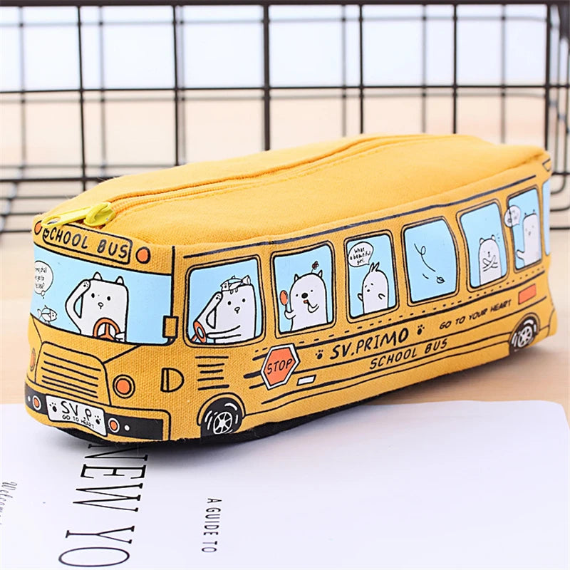 1 Pcs Colors Large Capacity Pencil Case Kawaii Pencilcase School Pen Case Supplies Pencil Bag School Box Pencils Pouch Stationer