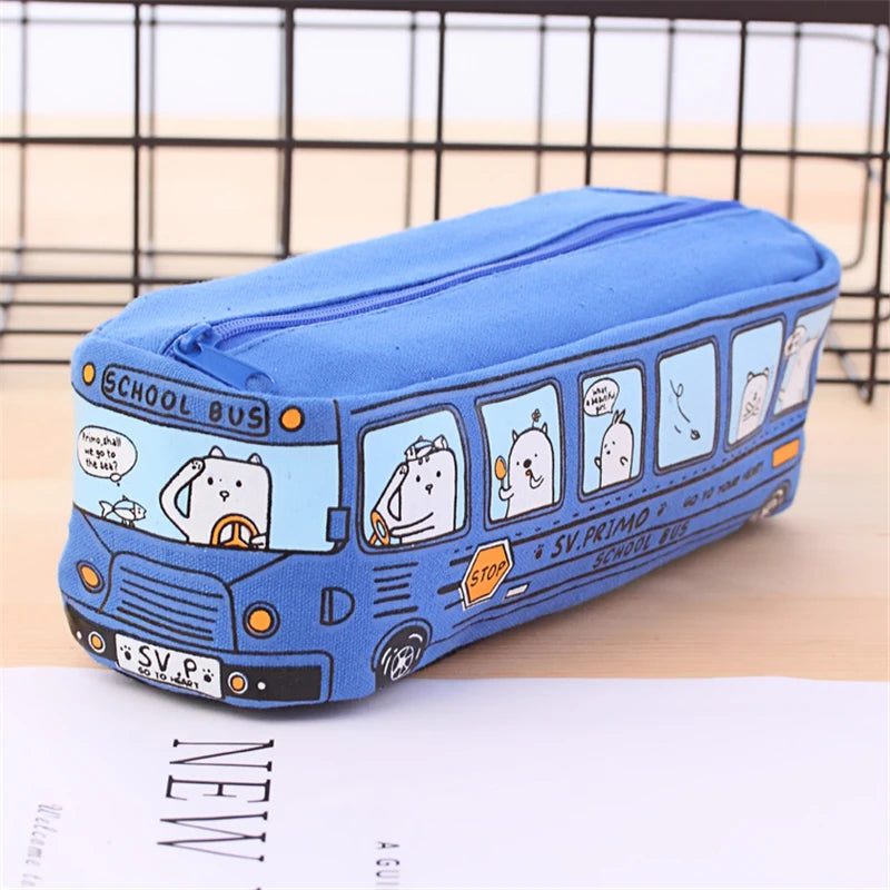 1 Pcs Colors Large Capacity Pencil Case Kawaii Pencilcase School Pen Case Supplies Pencil Bag School Box Pencils Pouch Stationer