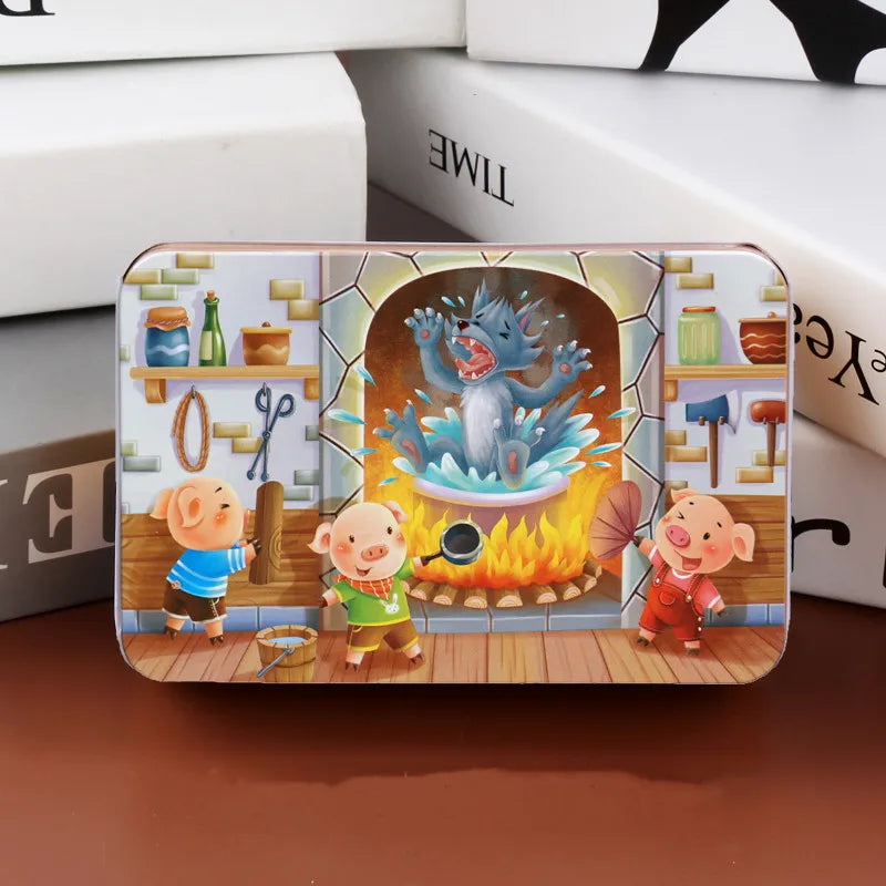 New Children 60 Pieces Wooden Puzzle Kids Cartoon Animal Vehicle Wood Toy Jigsaw Baby Early Educational For Christmas Gift Toys