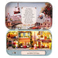 Box Theater DollHouses Wooden Doll House Miniature Home Nostalgic Theme DollHouse Furniture Accessories Toys For Gifts