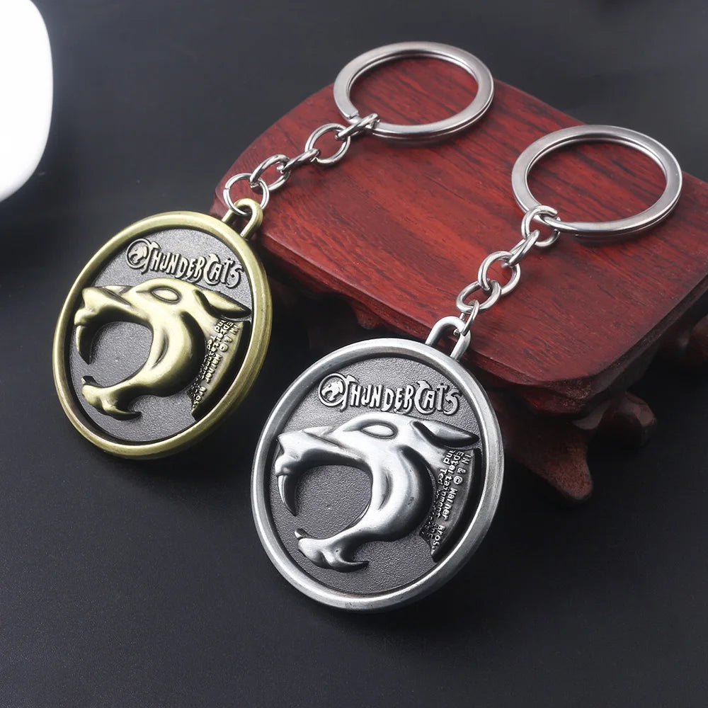 Cartoon Thundercats Keychain Women Men Jewelry Weapon Model Metal Pendant Keyring For Fans Gifts Jewelry