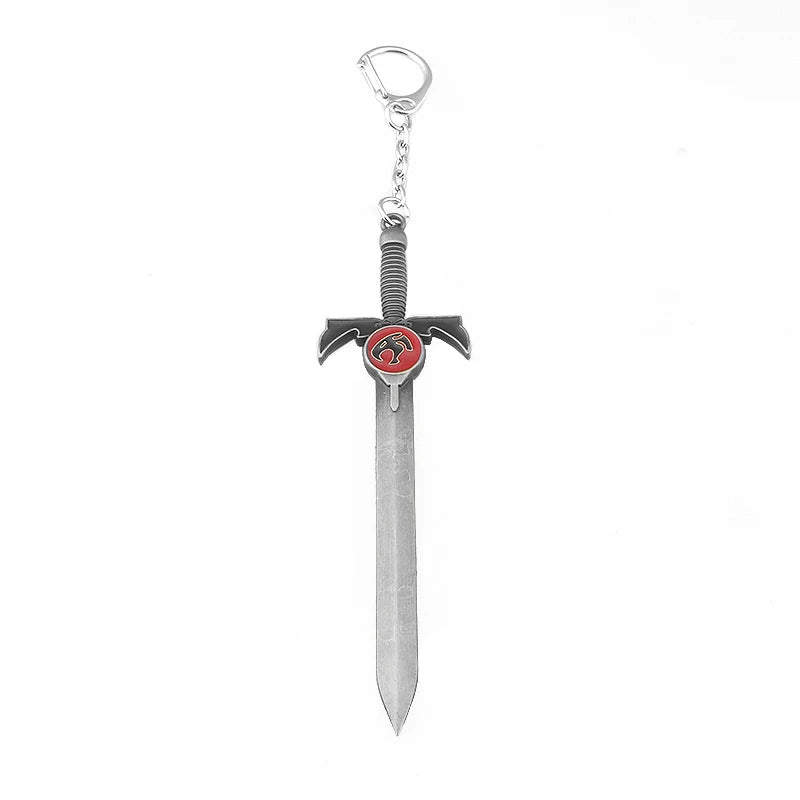 Cartoon Thundercats Keychain Women Men Jewelry Weapon Model Metal Pendant Keyring For Fans Gifts Jewelry