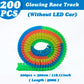 Magical Glowing Race Track Car Toy Vehicle LED Light Electronics Car Tracks Toy Parts Car for Children Boys Gilrs Birthday Gift