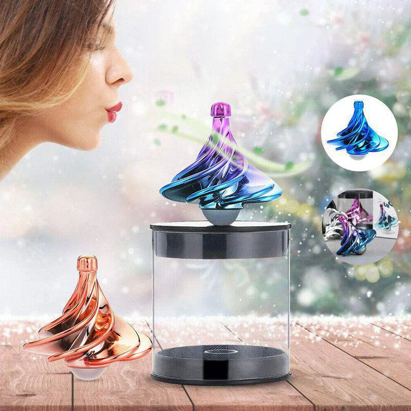 Funny Desk Wind BlowingToy Rotating Pocket Toy Fidget Kinetic Spinner  Adult Stress Relief Toys For Children Birthday Xmas Gift