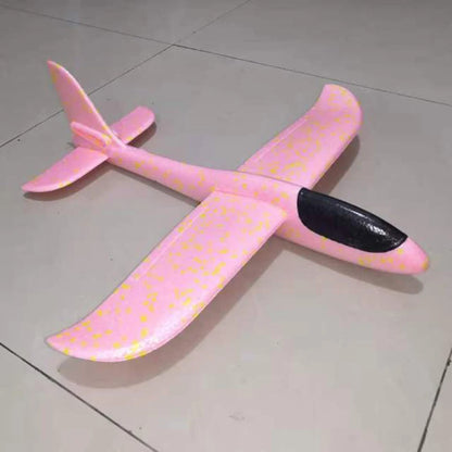 50/33CM Big Flash Glider Foam Plane Hand Throw Light Inertial LED AirPlane Outdoor Launch Fun of Kids Toys for Children Boy Gift