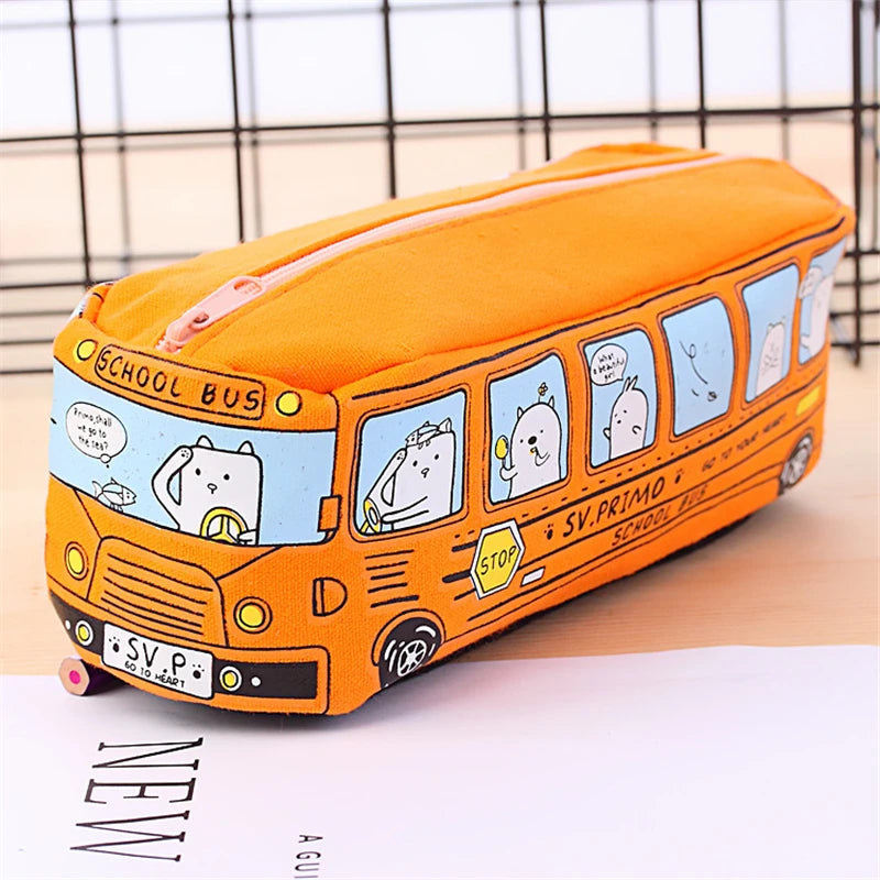 1 Pcs Colors Large Capacity Pencil Case Kawaii Pencilcase School Pen Case Supplies Pencil Bag School Box Pencils Pouch Stationer