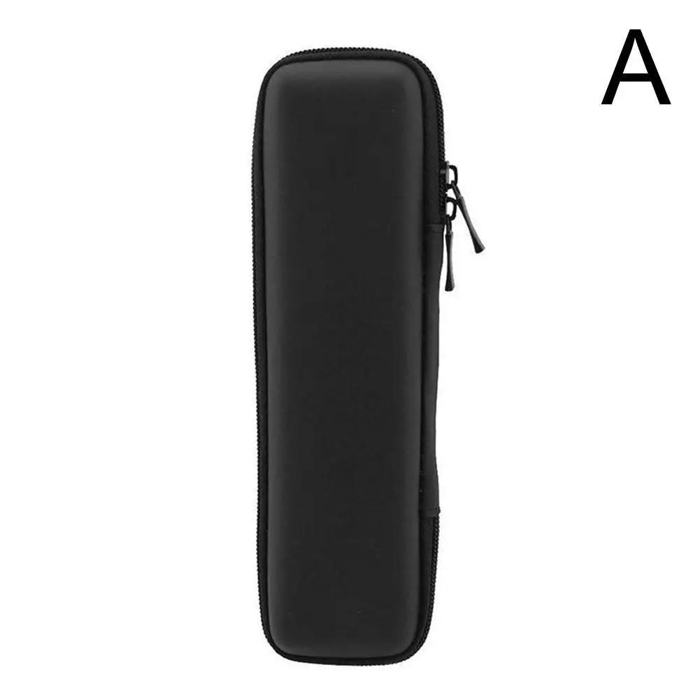 Black EVA Hard Shell Stylus Pen Pencil Case Holder Earphone Mesh Storage Organizer Pencil Zipper Case School Supplies