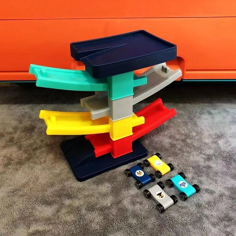 Race Track Car Ramp Toy Educational Games Racing Gliding Rail Puzzle Set For Kids Boy 2 3 4 5 Years Birthday Gifts Children Toys