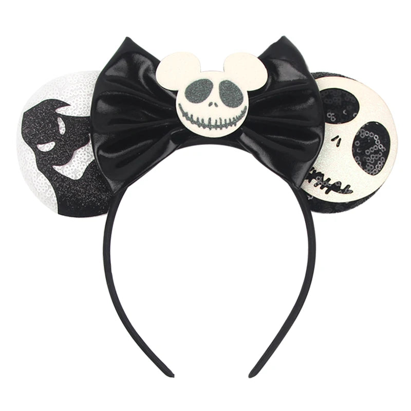 Mickey Mouse Ear Headbands Bow Hairbands Hair Accessories Party Christmas Halloween Princess Decoration Cosplay Costume for Girl