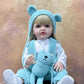 Lifelike Reborn Dolls Realistic Full Silicone Baby Bebe Vinyl 50CM Newborn Girl Doll Princess Toddler Toy Gift