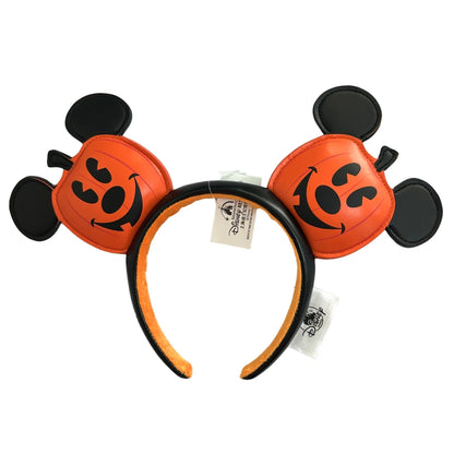New Halloween Mickey Minnie Mouse Ears Headband Holiday Party Cosplay Hairband EARS COSTUME Plush Adult/Kids Headband Gift