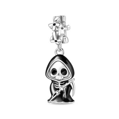 New in 925 Silver Halloween Collection Charm Glowing skull Beads Fit pand 3mm Bracelet DIY Pendant Woman Jewelry 2024 Hot Sale