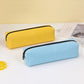 Solid Color Pencil Case Simple Pencil Bags For Student New Stationery School Supplies Kids Gift Zipper Big Cosmetic Bag