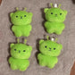 1/2/4/6/12pcs Mini Alien Cat Plush Doll Green Space Cat Pendant Portable Keychains Bag Decoration Trendy Toys Surprise Gifts
