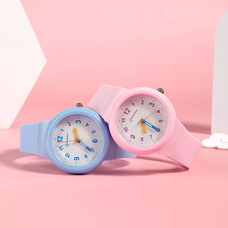 UTHAI CA03 3-12 Year Old Children's Watch Fashion Simple Sports Comfortable Waterproof High Boys Girls Quality Quartz Watches