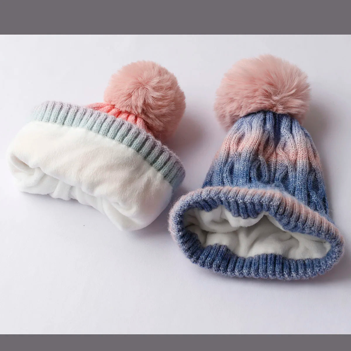 2024 tie dyed fun Ball stripe Wool hats Men's hat Knitted Women Badminton cap y2k skiing cap Halloween Hat Winter Hat Wholesale