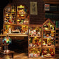 Doll House Miniature 3D Puzzle Toys Wooden Dollhouse Handmade Assembly Models For Teenagers Birthday Gifts Home Decoration