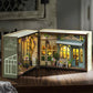 Mini Doll House DIY Small House 3D Puzzle Assembly Building Model Toys Home Bedroom Decoration With Furniture LED Lights Gifts