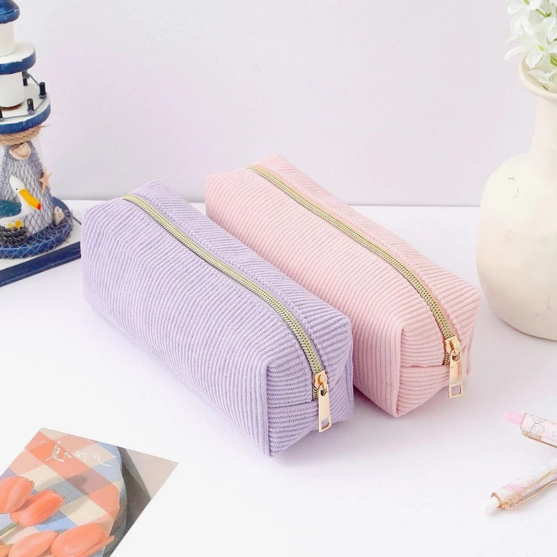 Durable Zipper Pencil Case Pen Pouch, Kawaii Novelty School Stationery Bag for Students, Long-Lasting Organizer for Back to School, Office, Travel, Gifts & Holiday Gifting