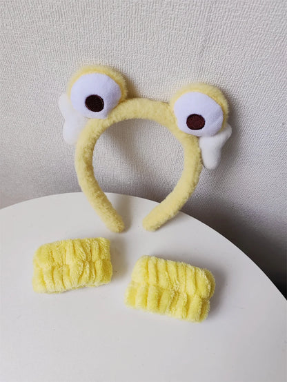 Plush Bear Ear Hairhoop Cartoon Ear Headband Cosplay Costume Halloween Party Lovely Headdress Adult Kids Funny Barrettes