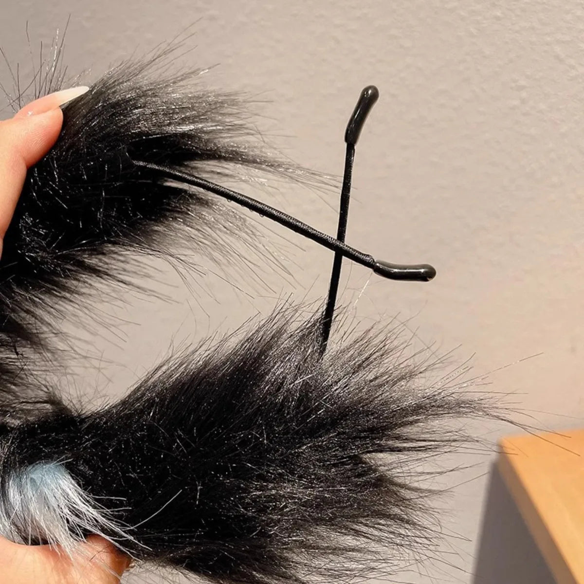 1pcs Cat ear headband Cute plush hairband Holiday dress up Christmas animal Ear hoop Children's hair accessories