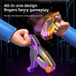 1/2PCS Stress Relief Toys 3D Printed Gravity Butterflys Knife Sensory Fidget Toy Foldable Pocket Knife Carrot Design Gift Idea