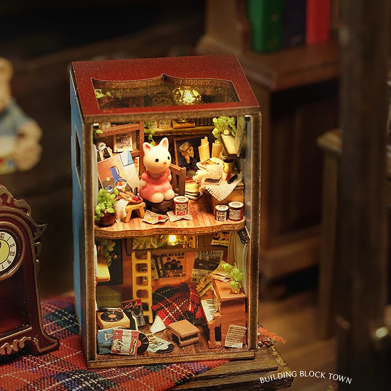Doll House Miniature 3D Puzzle Toys Wooden Dollhouse Handmade Assembly Models For Teenagers Birthday Gifts Home Decoration