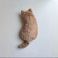 Kawaii Plush cat shaped pen bag with soft touch cute lightweight large capacity stationery storage pen bag multi-purpose storage