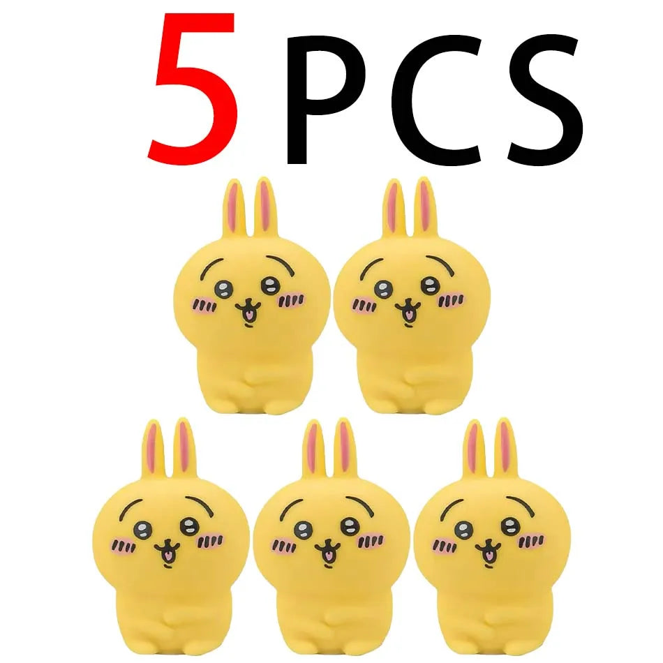 Cute Chikawa Kawaii Bedroom Desktop Decoration Hachiware Usagi Cartoon Vinyl Doll Night Light Luminous Toy Surprise Girl Gifts