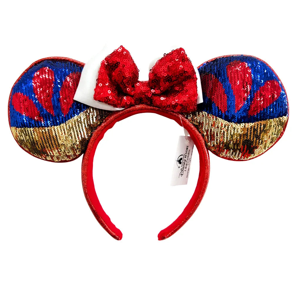 New Halloween Mickey Minnie Mouse Ears Headband Holiday Party Cosplay Hairband EARS COSTUME Plush Adult/Kids Headband Gift