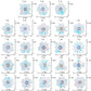 10PCS Finger Gyroscope Laser Aurora Fingertip Gyroscope Decompression Fidget Spinners Toys