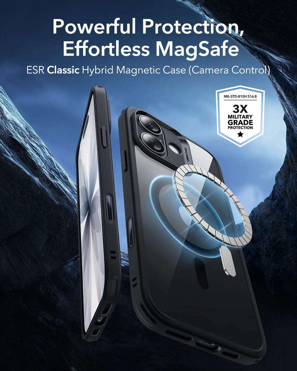 ESR for iPhone 18 Pro Max/18 Pro(2026) Magnetic Phone Case Military-Grade Protection Back Cover for iPhone 17/16/Air Series