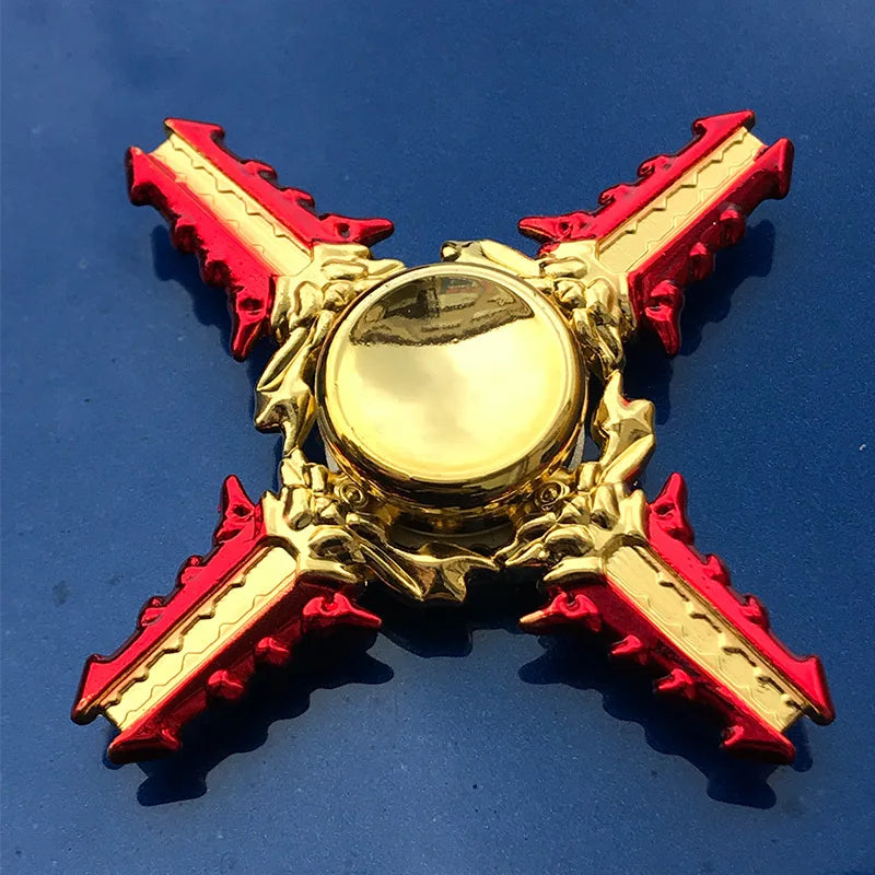 Colorful Figdet Spinner Zinc Alloy Smooth Bearings Anime Game Hand Spinner Stress Relief Fingertip Gyro Toys For Adult Gifts