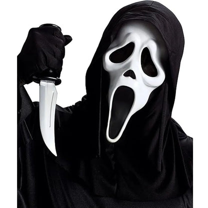 Halloween Mask Natural Latex Horror Skull Mask Party Costume Cosplay Props Horror Full Head Ghost Mask
