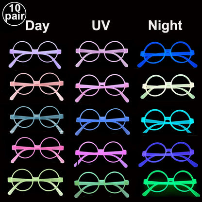 6 12 24 30 Pcs Neon Party Supplies Neon Formal Hats Glow In The UV Light Party Fluorescent Hat UV Light Party Decorations Adults