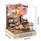 Mini Doll House DIY 3D Puzzle Assembly Building Model Toys Home Bedroom Decoration With Furniture Wooden Craft Gifts DollHouses