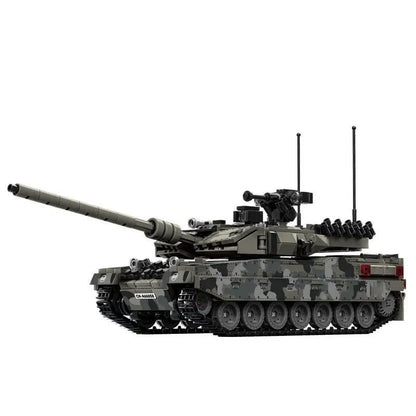 1007pcs Military Series Building Blocks Model War Leopard 2A7 Heavy Tank Bricks Sets WW2 Creative Toys Adult Gifts Room Decor