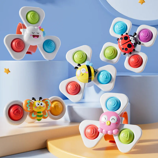 Cartoon spinning toy insect ocean-themed bath toy stress relief toy