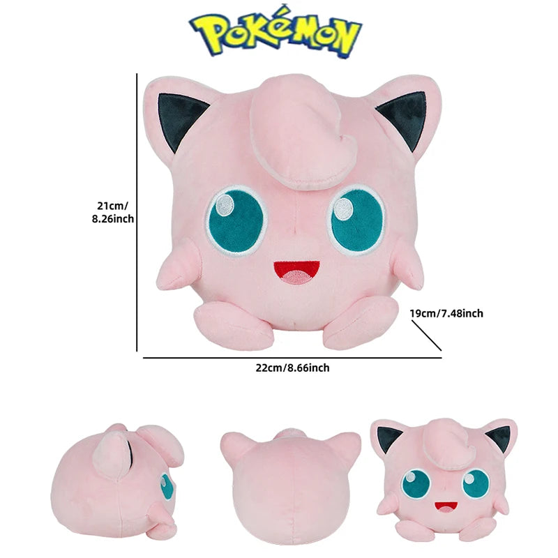 Jigglypuff Original Pokemon Plush Toys Cute Anime Soft Stuffed Animals Peluche Dolls Birthday Gifts Kids Home Decoration